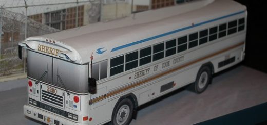 Sheriff's bus - Cook County - Papercrafts.it